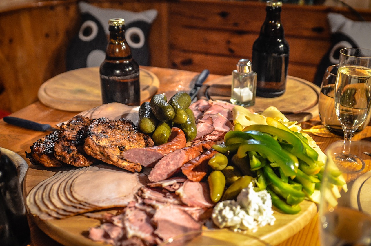 charcuterie, deli, delicatessen, smoked meats, cured meats, jause, eat, delicious, food, sausage, snack, cheese, board, beer, ham, pickles, vesperbrett, smoked, meat, charcuterie, food, beer, beer, meat, meat, meat, meat, meat